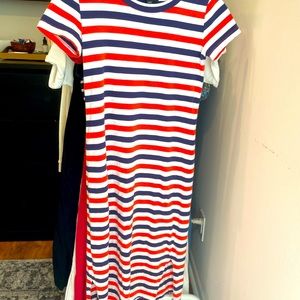 J. Crew midi T-shirt dress
